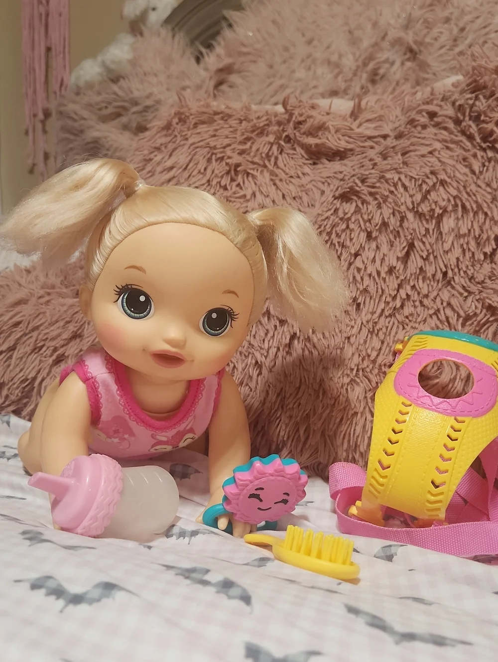 Baby Alive BABY Go ByeBye Blonde Crawling Interactive Baby Doll Not Working